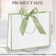 thumbnail image 2 of Bolsas de regalo Silkfly Thank You de 12 x 10 x 4 pulgadas con asa, 12 unidades, blancas, 2 of 8