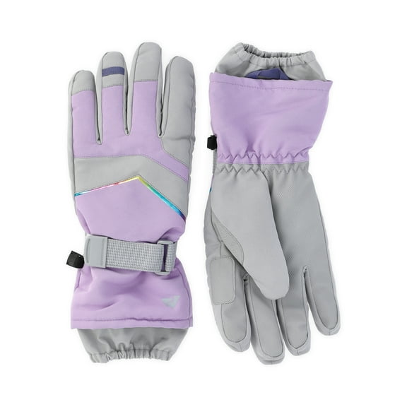 Ozark Trail Girls Technical Ski Gloves, Sizes S-XL