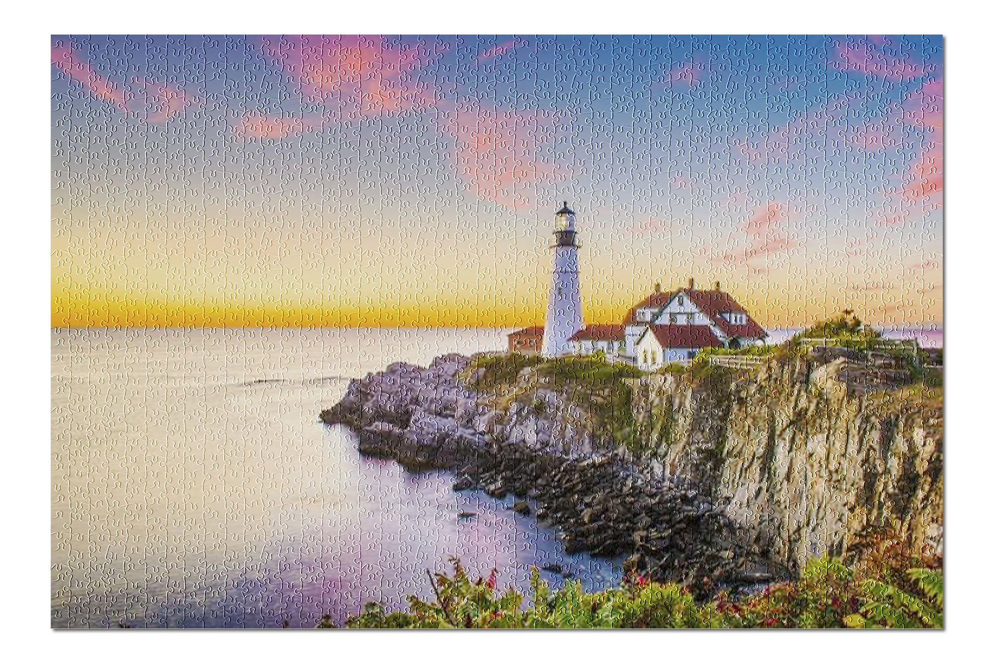 1000 Piece Landscape Jigsaw Puzzle Cape Elizabeth Portland USA Lighthouse 05709 