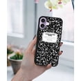 thumbnail image 5 of WIRESTER Shockproof Soft Rubber Cover Case for Apple iPhone 17 6.3" 2025, Black Composition Book, 5 of 5