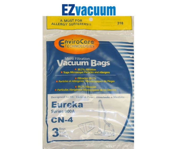 3M Filtrete Eureka CN-4 Micro Allergen Vacuum Bag, 6 packs of 3 Bags =18 Tot... 