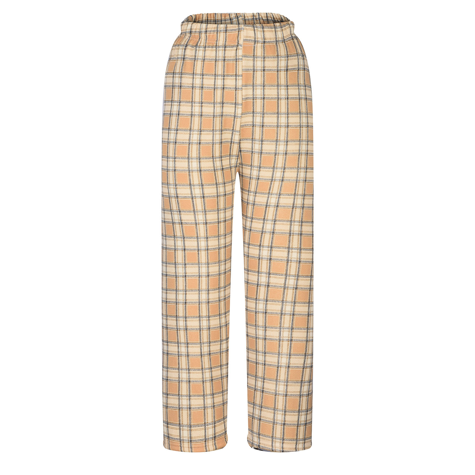 Pantalon Femme Hiver En Polaire Doublé - Taille Élastique Avec Cordon - Coupe Droit Confortable Grande Taille
