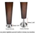 thumbnail image 5 of Planeurs de Meubles de Service Moyen, 20 Pack M8 Planeurs Réglables avec T-Écrou, M8 x 40 x 30 mm, 5 of 5