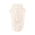 thumbnail image 4 of Suéter para perros y gatos, ropa para cachorros, suéter de punto para cachorros para perros pequeños, niños y niñas, suéter de cuello alto para vacaci SG, 4 of 8