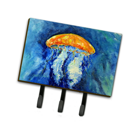 Carolines Treasures MW1223TH68 Calm Water Jellyfish Leash or Key Holder Triple multicolor