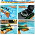 thumbnail image 6 of WonderStone Large Size Electric Water Blaster,Automatic Waterproof Light-Up Squirt Blaster, 650ml Water Storage,Long Range (25-32ft),Perfect for Adults & Kids Ages 8-12,Ideal for Pool Games,Yellow, 6 of 10