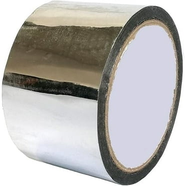 Bbiamsleep Metallic Tape Mirror Tape Duct Tape DIY Decorative Tapes, 2.4 Inches x 55 Yards (Silver)
