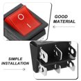 thumbnail image 4 of Miangastore High Power Marine Toggle Switch 6 Pin Rocker Switch Light Indicator Marine Toggle Switch For Boat And Industrial Equipment, 4 of 8