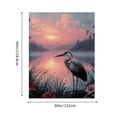 thumbnail image 4 of RKSupls Vertical Tapestry Wall Hanging, Heron Sunset Lake Tapestry Wall Decor for Bedroom, Dorm Room, Living Room, Apartment, College Dorm Home Decor, 4 of 5