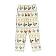 thumbnail image 6 of Uemuo Funny Chicken Pattern Women's Wide Leg Palazzo Lounge Pants with Pockets Light Weight Loose Comfy Casual Pajama Pants-X-Large, 6 of 9