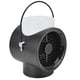 thumbnail image 5 of Ventilador de humidificación Ventilador eléctrico portátil con carga USB de 350 ml con ajuste de 3 velocidades y luz para viajes en casa Camping negro, 5 of 14