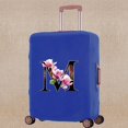 thumbnail image 1 of Luggage Cover Elasticity Thicken Travel Accessory Covers Flower Color Print Trolley Protective Case Apply To 18-32 Inch Suitcase 8Flower color M L (26-28inch), 1 of 6