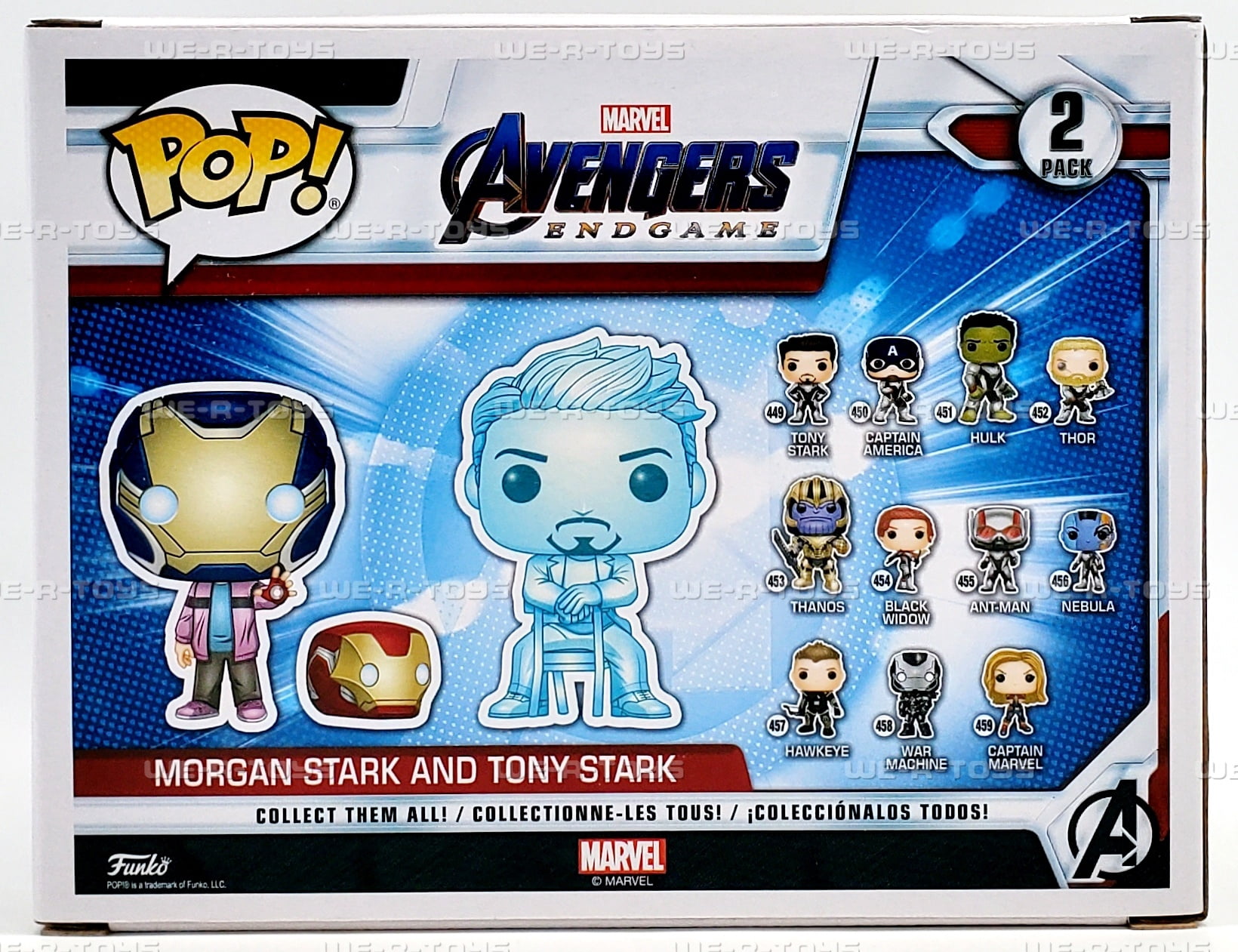 [2 Pack] Morgan Stark  Tony Stark Marvel Avengers Endgame Funko POP