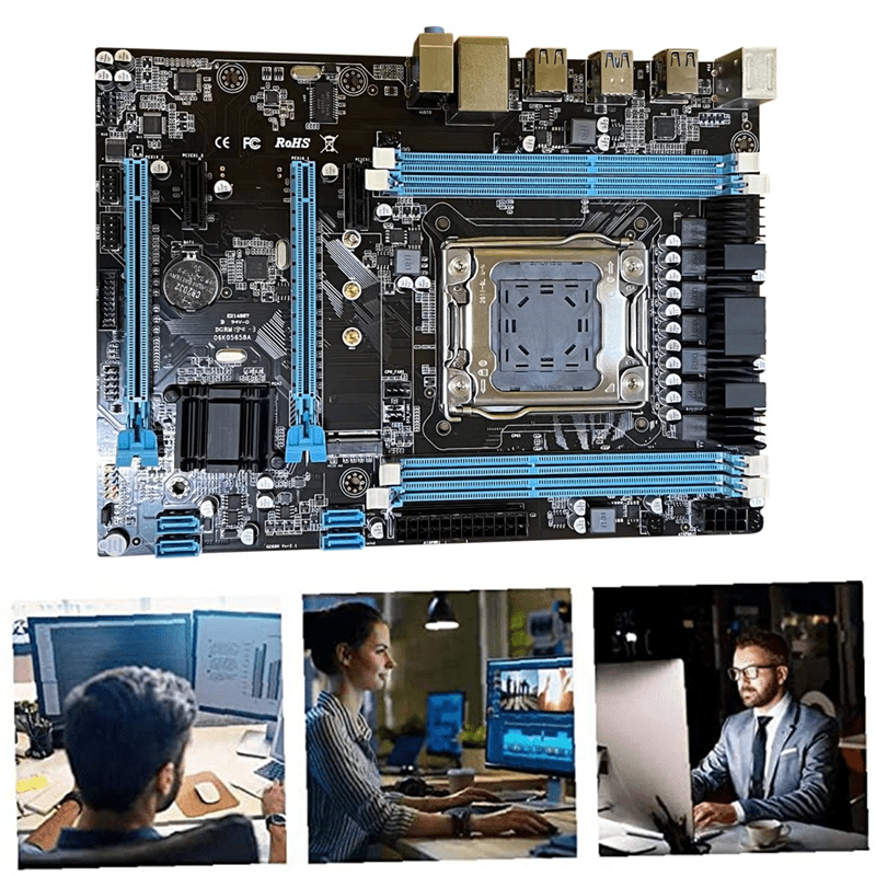Buy X79288 Computer Game Motherboard LGA2011 4XDDR3 REG ECC RAM Slot M.2 NVME SATA3.0