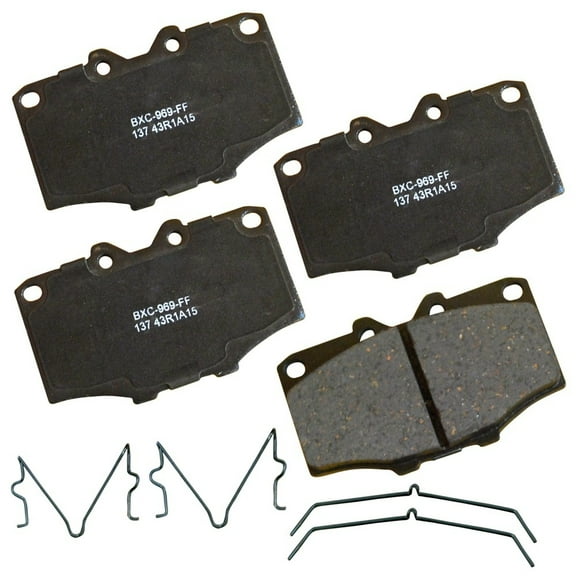Bendix Brakes Disc Brake Pad Set Fits select: 1983-1988 TOYOTA PICKUP, 1981-1982 TOYOTA PICKUP / CAB CHASSIS
