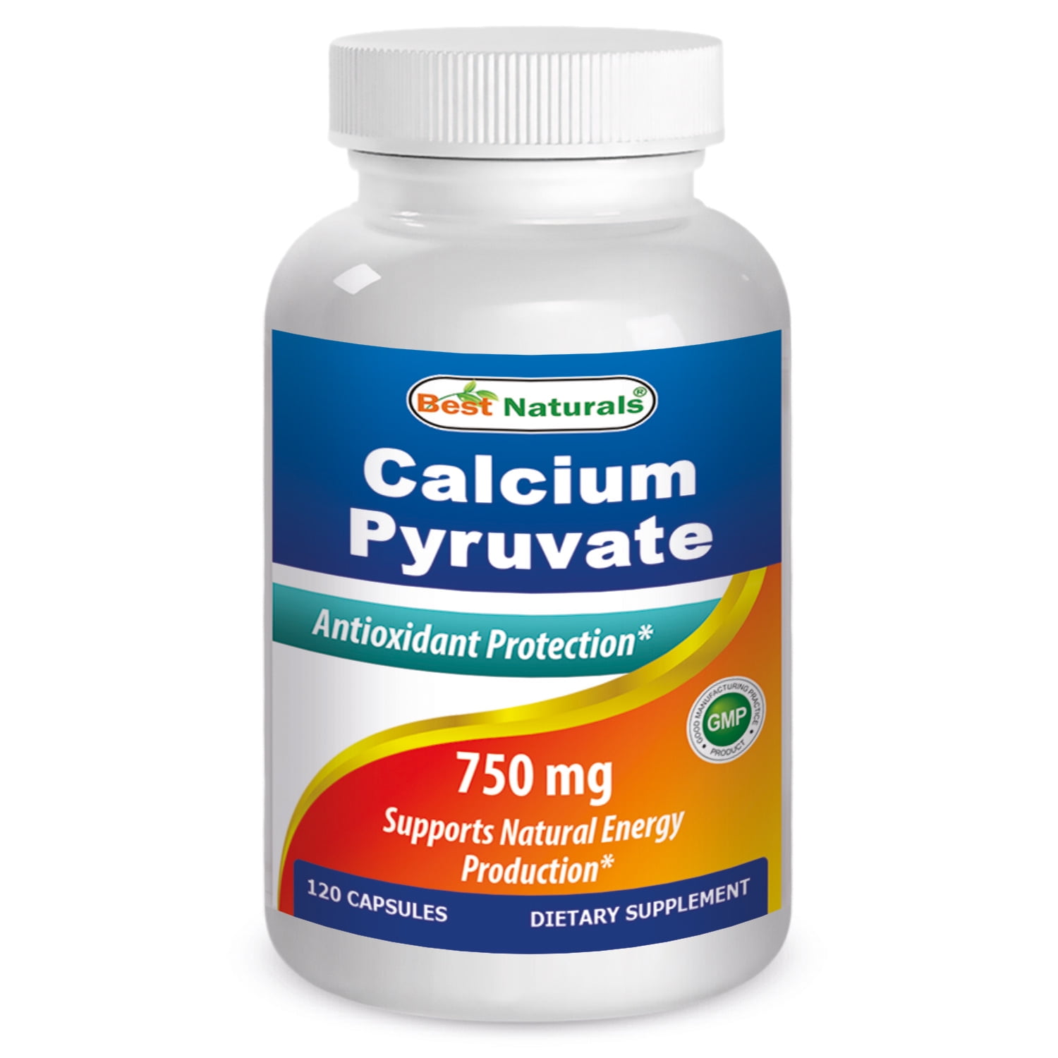 Best Naturals Calcium Pyruvate 750 mg 120 Capsules