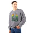 thumbnail image 3 of Vintage Cartoon Make Way For Bad Luck Sweatshirt for Men or Women Brisco Brands S, 3 of 6