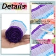 thumbnail image 4 of Uxcell Crepe Paper Streamers, 9.84ft Streamer Decoration Paper Blue, Purple, White, 4 of 6