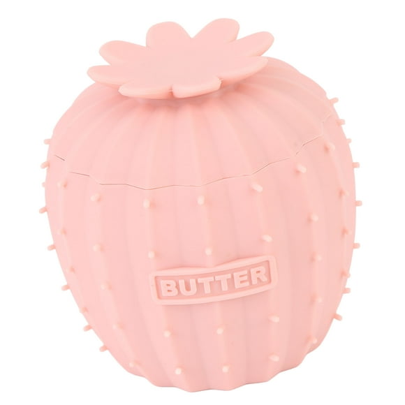 Food Grade Silicone Butter Crock, Detachable Design, Heat Resistant Butter Server with Sealing Lid, Visible Water Line, Easy Access for Kitchen Use, Accurate Portion Control
