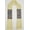 Yellow, variant on Rose Garden Kitchen Towel Boa / Scarf by Penny's Needful Things (Towel Color: Gray) (Cream)