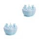 thumbnail image 3 of Injueey 2020 nuevo portátil 8 agujeros DIY PP molde de helado bandeja de paletas cubo herramientas postre helado molde azul 13*10cm 2piezas Injueey CBP086916, 3 of 5