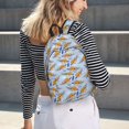 thumbnail image 5 of Lsque Cute Sloth Pattern Canvas Daypack, Durable Backpack, High-quality Versatile Backpack,Vintage Compact Backpack-Small, 5 of 6