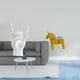 thumbnail image 2 of Escultura De Caballo Con Gesto De Roca, Figura Creativa De Animal De Dalecarlian Para Decoración De Apartamento, Dormitorio, Restaurante, Estantería O Entrada., 2 of 8
