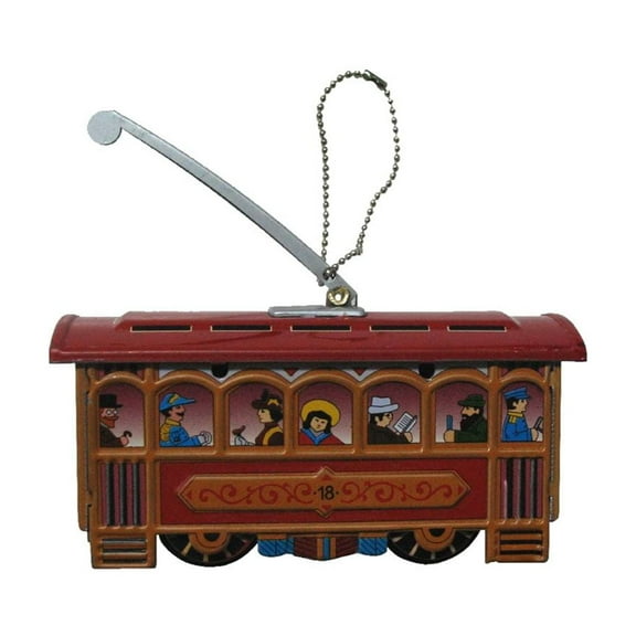 Alexander Taron 3.5" Cable Car Collectible Christmas Ornament