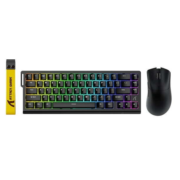 Combo de Teclado y Mouse para Juegos ATTACK SHARK X68 HE con Cable