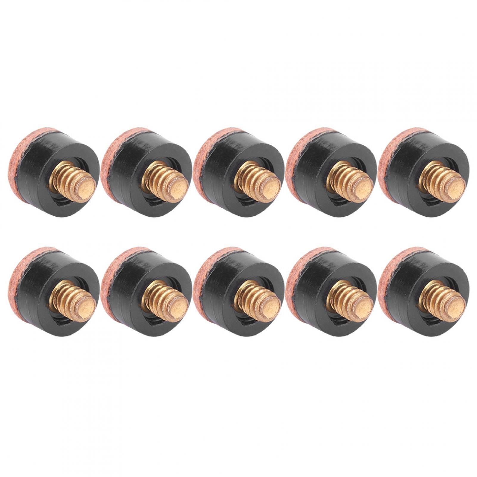 Details about   10pcs Billiards Brass Tip Snooker Copper Pool Ferrules Repair Tool Accessory 