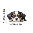 thumbnail image 3 of TopLLC Wall Stickers Dog Pattern Decoration Car Body Sticker Laptop Motorcycle Waterproof Sticker Paper stickers, 3 of 6