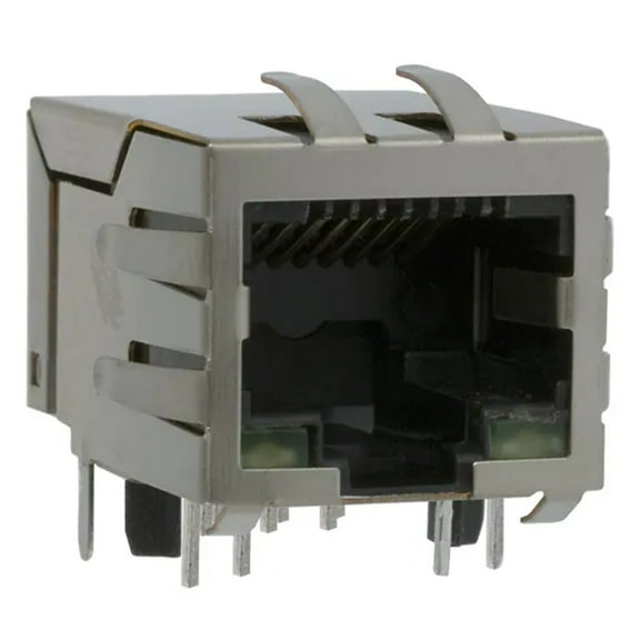 J0018D21ENL Connectors Modular Jack 1 Port RJ45Through Hole 10/100 Base-TX AutoMDIX :RoHS