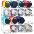 thumbnail image 1 of Soporte organizador para botellas de agua LANDNEOO de 4 niveles, apilable, 1 of 9