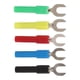 thumbnail image 3 of 10 Uds Conectores de Cable de Pala de Horquilla PVC Latón Y Tipo Terminal de Enchufe Tipo U Adaptador de Enchufe Tipo Banana para Equipos Industriales Electrónicos ANGGREK Otros, 3 of 8