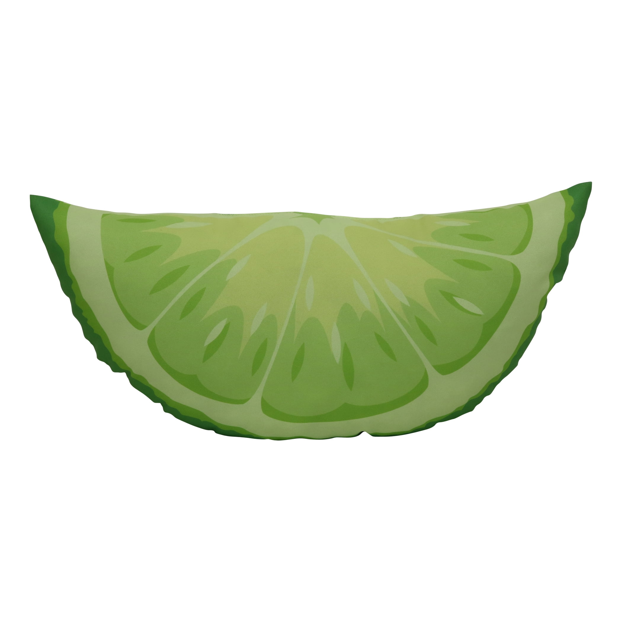 Mainstays 11.5" x 22" Outdoor Toss Pillow, Lime Half ...