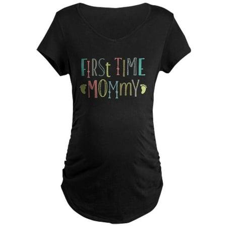 

CafePress - First Time Mommy Maternity Dark T Shirt - Maternity Dark T-Shirt