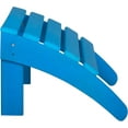 thumbnail image 5 of ZYPPP Furniture Adirondack Ottoman Outdoor Patio Footrest 13.5" Inch Folding Footstool for Outdoor Adirondack Chair (Pacific Blue), 5 of 8