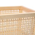 thumbnail image 4 of Cesta de almacenamiento de escritorio, caja de almacenamiento de cajón de oficina diversa, cesta de almacenamiento con marco de madera. (Rectángulo-Pequeño), 4 of 5