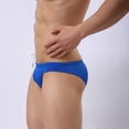 thumbnail image 4 of Qulqfy Men Swim Trunks Quick Dry Briefs Bikini Swim Shorts Beach Drawstring Stretch Surf Low Rise Shorts Mens Bathing Suit S, 4 of 7