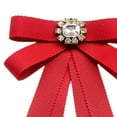 thumbnail image 6 of EHJRE Bow Tie for Women Pre Tied Bowtie Fashion Neck Tie Brooch Pin Ribbon Tie for School Uniform Wedding Costume Accessories Party Red, 6 of 9