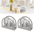 thumbnail image 4 of Metal Upright Napkin Holder, Stainless Steel Burr Free Napkin Holder Stable Base  For Home Freighter, 4 of 8