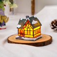 thumbnail image 1 of Christmas Decoration Resin Christmas Glowing House Micro Landscape Ornament, 1 of 6