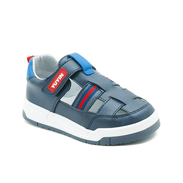 Sandalia Para Niño Cerrada Casual Uso Diario Color Marino azul marino 12.5