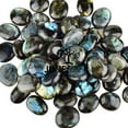 thumbnail image 5 of June&Ann Natural Labradorite Palm Stones Healing Gemstone Therapy Worry Crystal Stones for Meditation Chakra Balancing Collection, Irregular Shape, 5 of 5