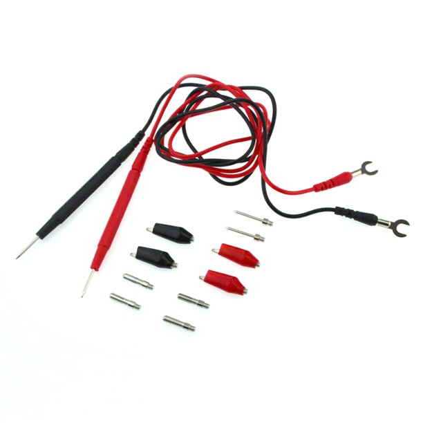 Gwong Electrónica 15 en 1 MultiFunctional Multímetro Prueba de plomo Sonda de cables Kit de surtido de cable