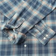thumbnail image 5 of Dubinik® Mens Flannel Shirts Long Sleeve Button Down Casual Work Plaid Shirt Men All Cotton Soft with Pocket Regular Fit, 5 of 7