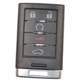 thumbnail image 6 of HQRP 2-Pack Remote Key Fob Shell Case Keyless Entry w/5 Buttons for Cadillac DTS STS 2008 2009 2010 2011 2012 2013, 6 of 7