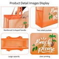 thumbnail image 7 of Large Capacity Fine Mesh Beach Tote Bag with Funny pattern, Sand Proof Nylon Handbag Side Pockets For Pool Seaside Travel Swimming, 7 of 7