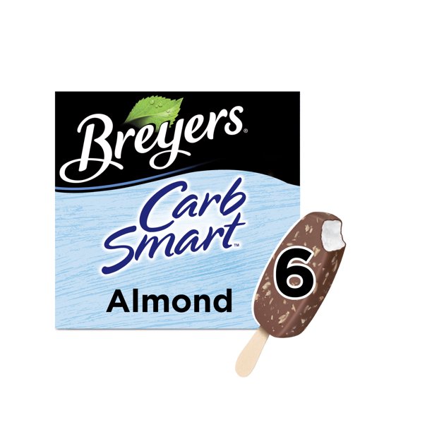 Breyers CarbSmart™ Almond Bars Frozen Dairy Dessert, Ice Cream Alternative, Made with 100 Grade