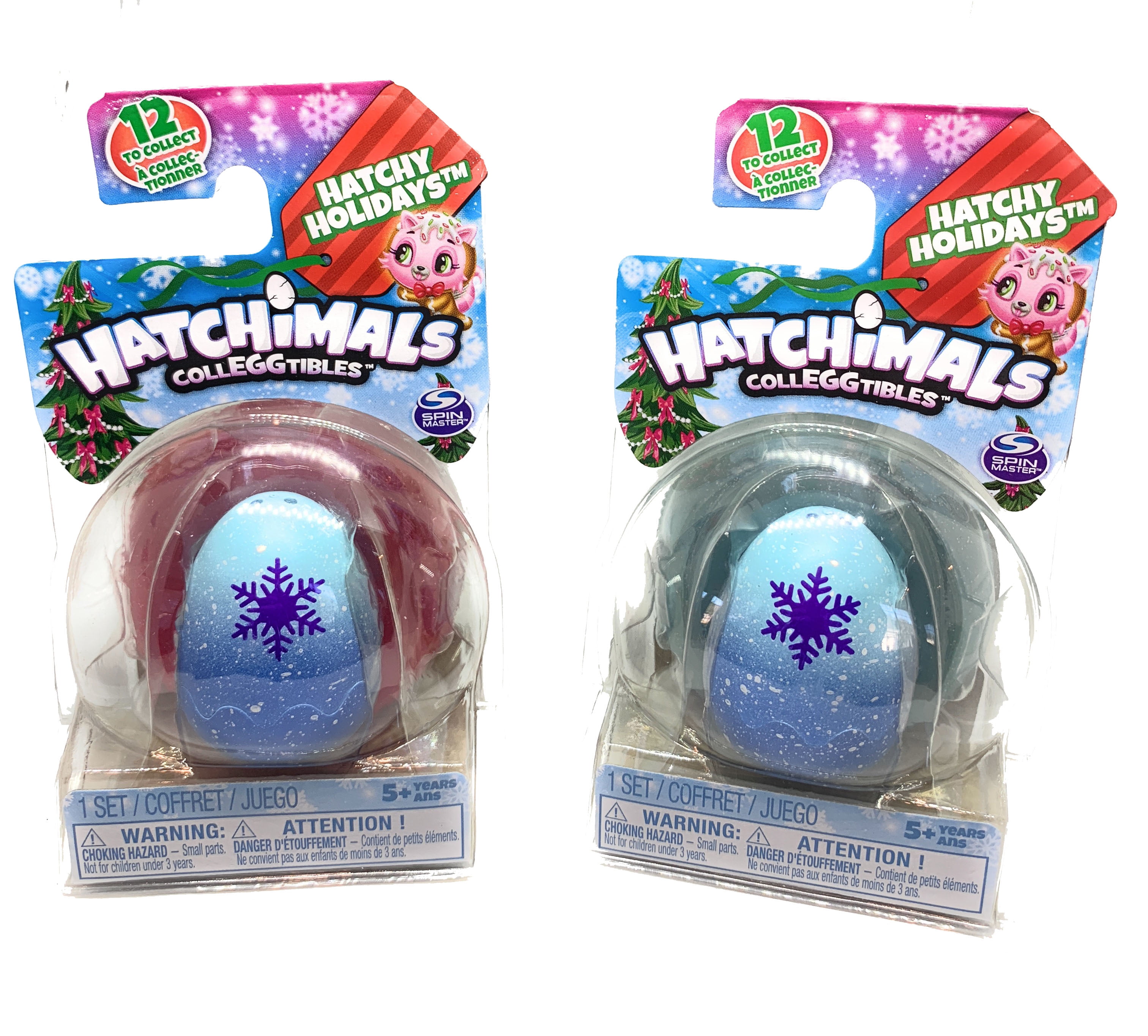 Hatchimals CollEGGtibles Hatchy Holidays Set Bundle of 2 Random Colors